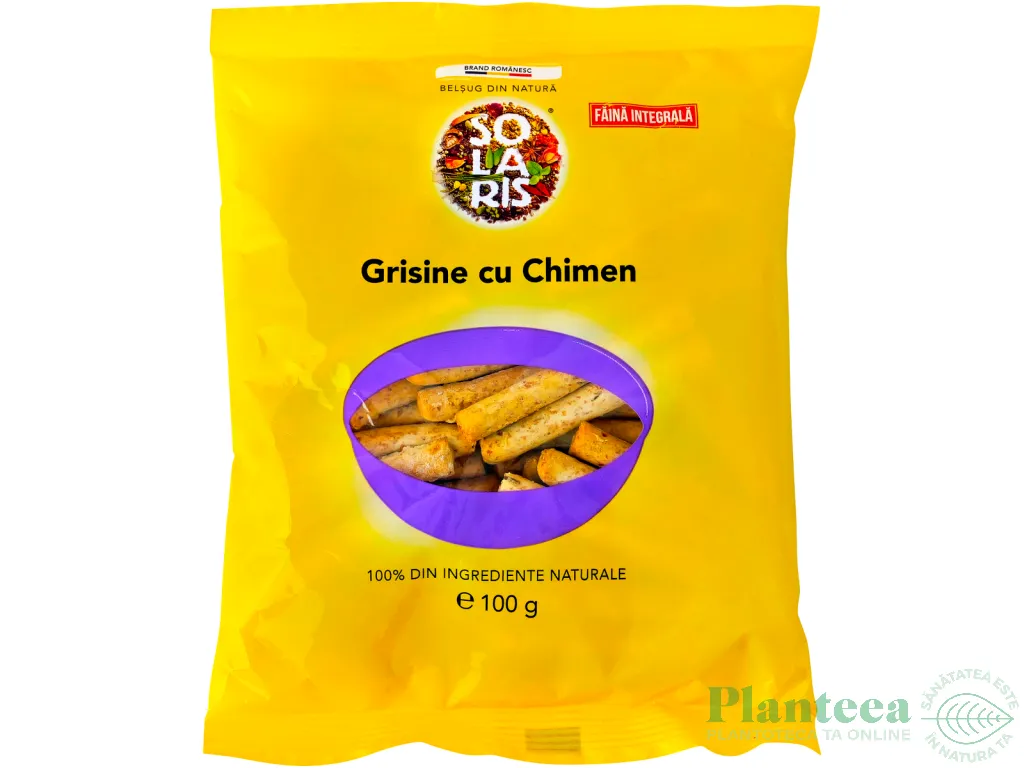 Grisine integrale chimen 100g - SOLARIS