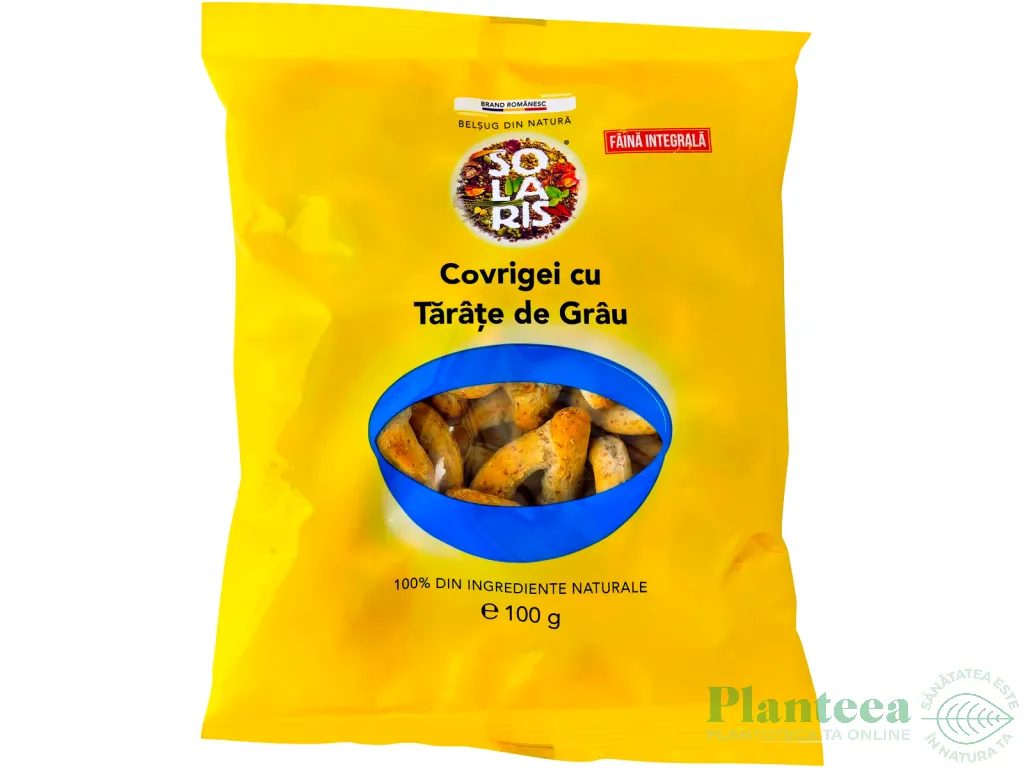 Covrigei integrali tarate grau 100g - SOLARIS
