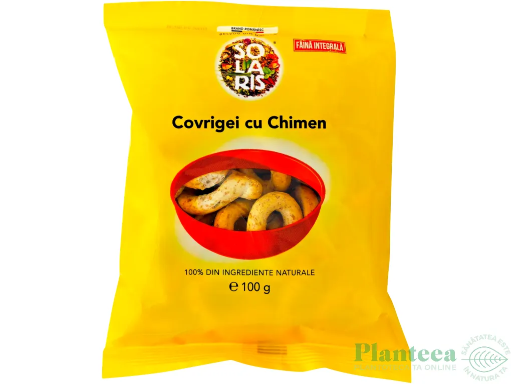 Covrigei integrali chimen 100g - SOLARIS