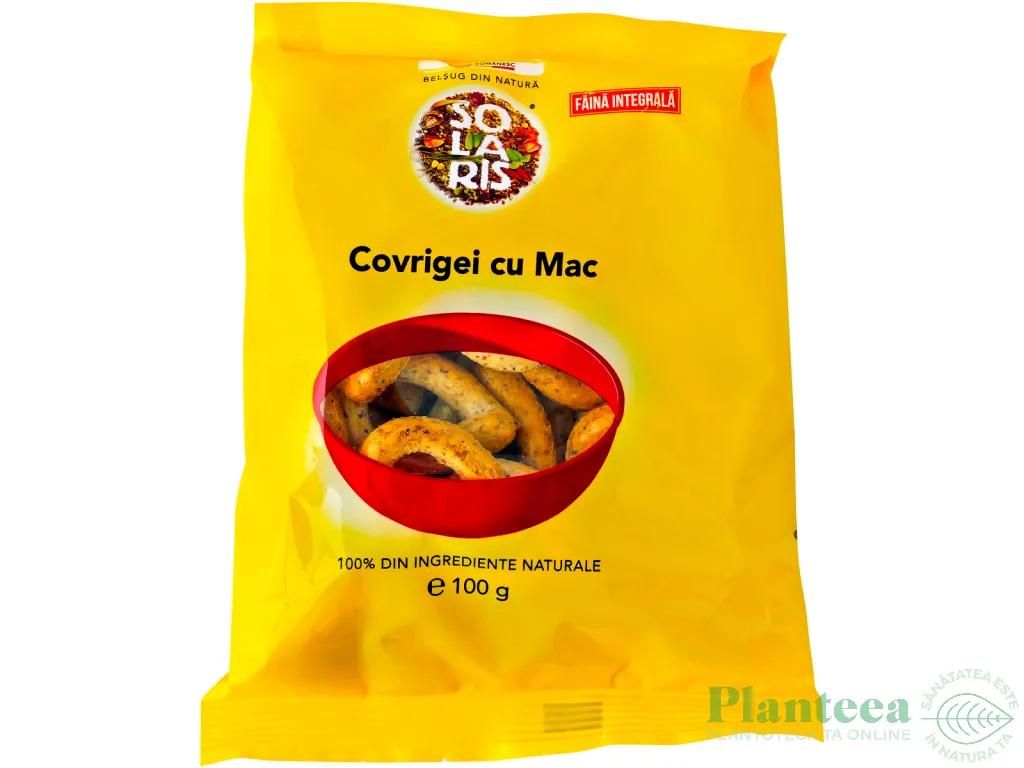 Covrigei integrali mac 100g - SOLARIS