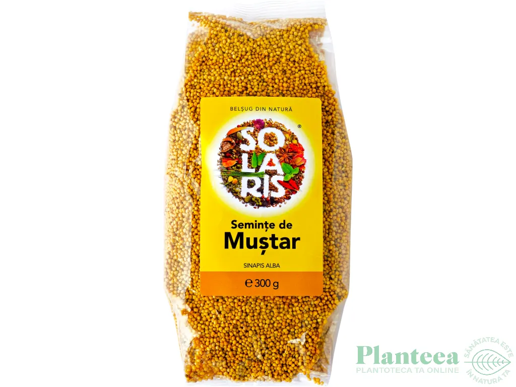 Condiment mustar boabe 300g - SOLARIS