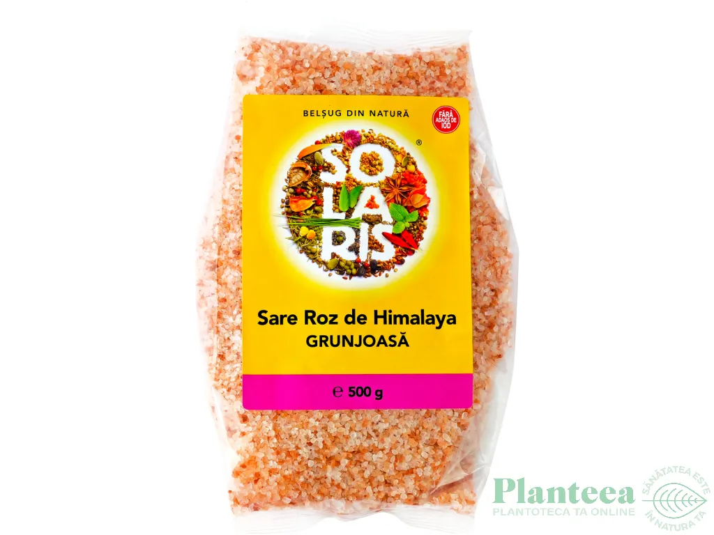Sare roz grunjoasa Himalaya 500g - SOLARIS