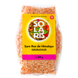 Sare roz grunjoasa Himalaya 500g - SOLARIS