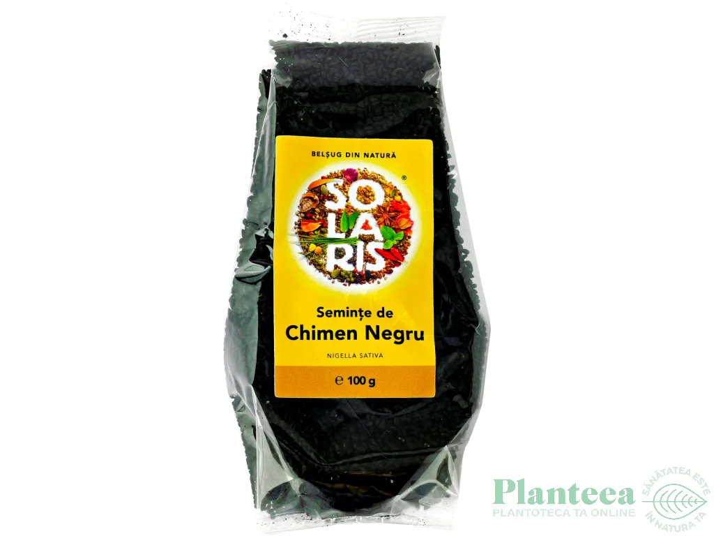 Condiment chimen negru [negrilica] seminte 100g - SOLARIS