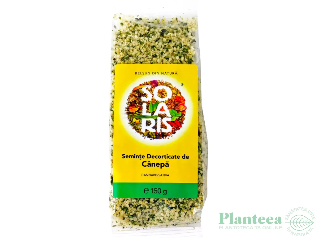 Seminte canepa decorticate 150g - SOLARIS