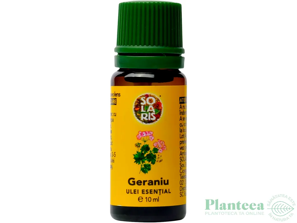 Ulei esential geraniu 10ml - SOLARIS