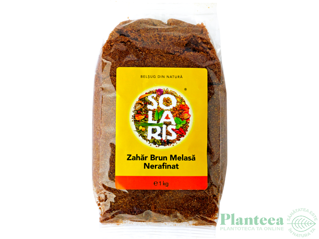 Zahar brun nerafinat melasa trestie 1kg - SOLARIS