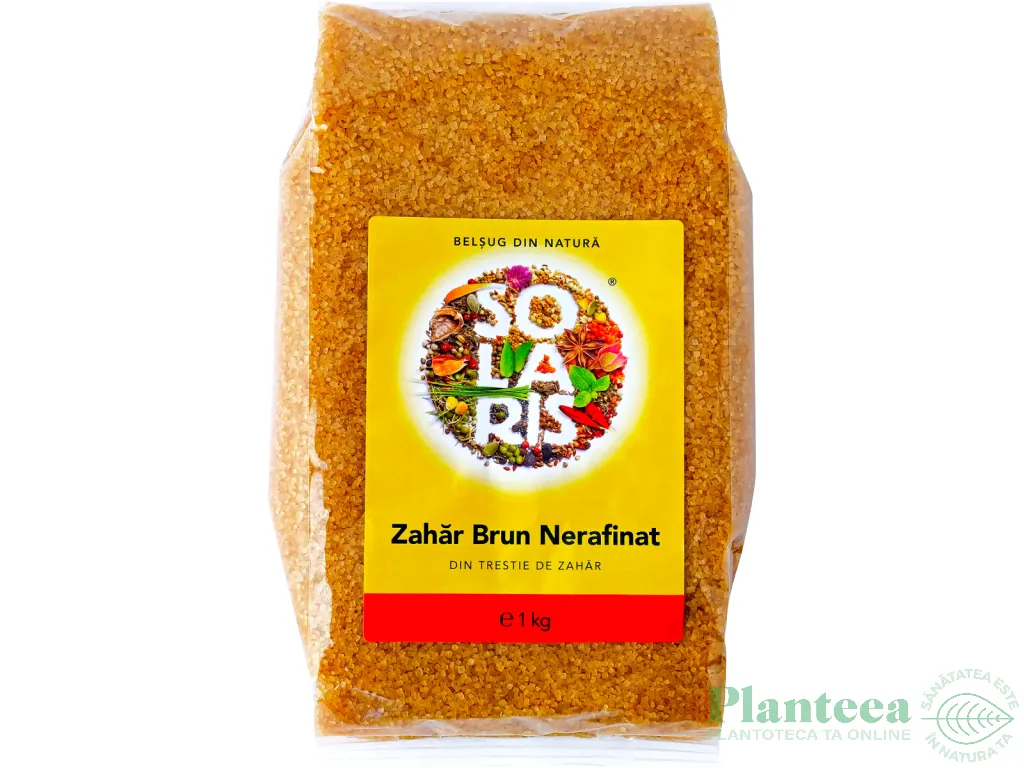 Zahar brut trestie nerafinat 1kg - SOLARIS