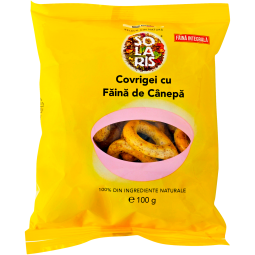 Covrigei integrali canepa 100g - SOLARIS