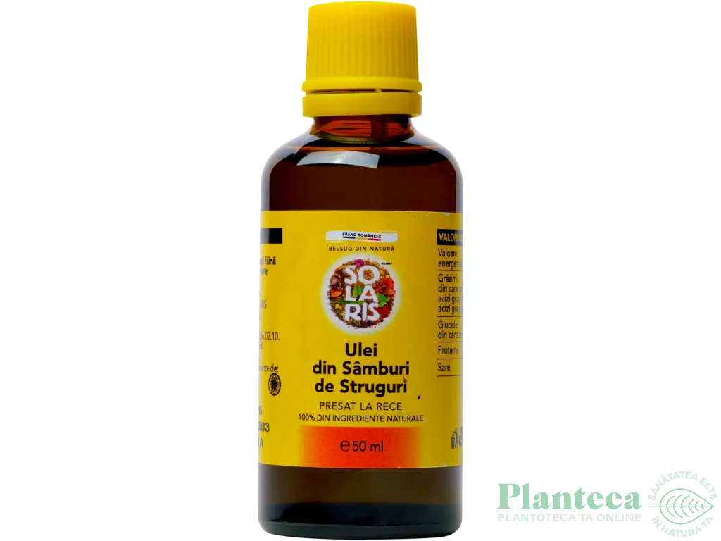 Ulei samburi struguri 50ml - SOLARIS