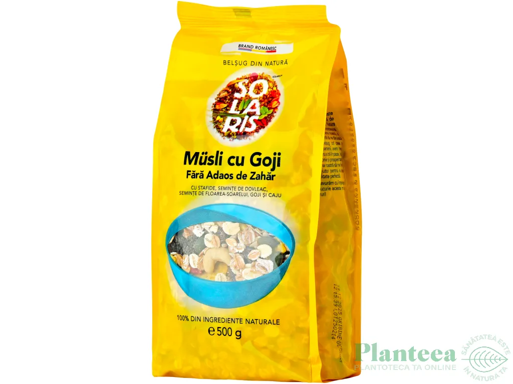 Musli goji fara zahar 500g - SOLARIS