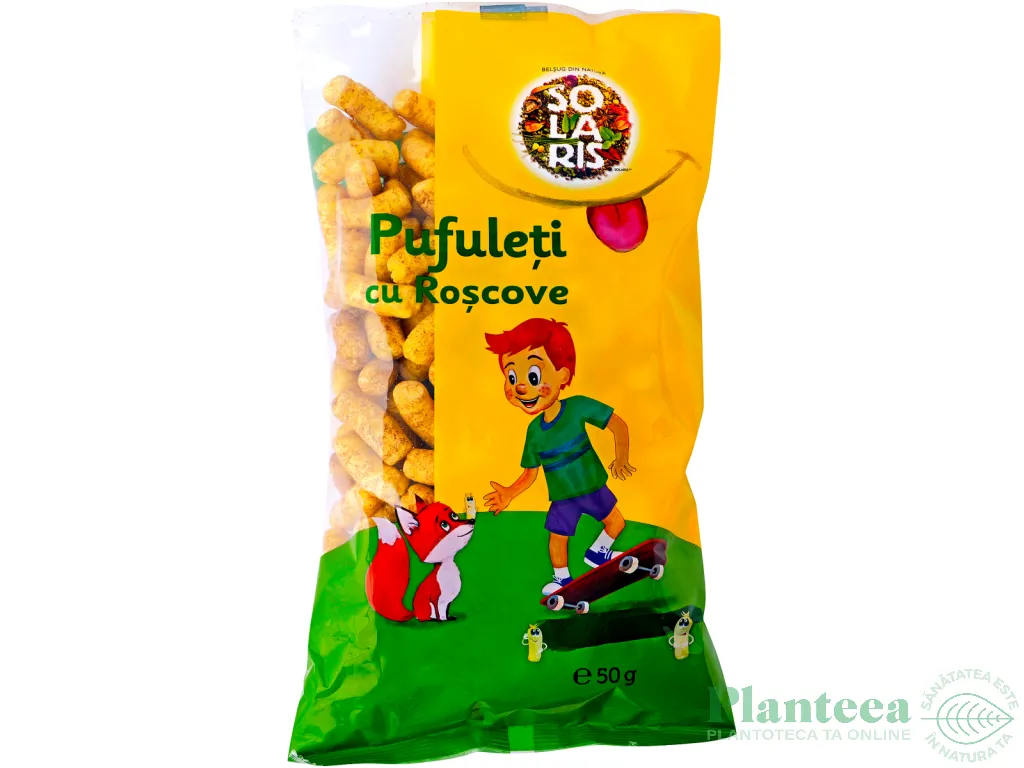 Pufuleti porumb roscove 50g - SOLARIS
