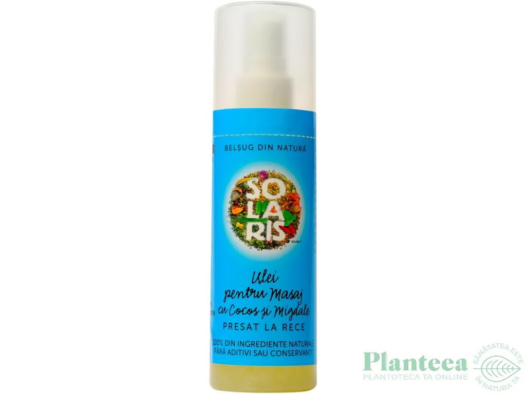 Ulei masaj cocos migdale 120ml - SOLARIS
