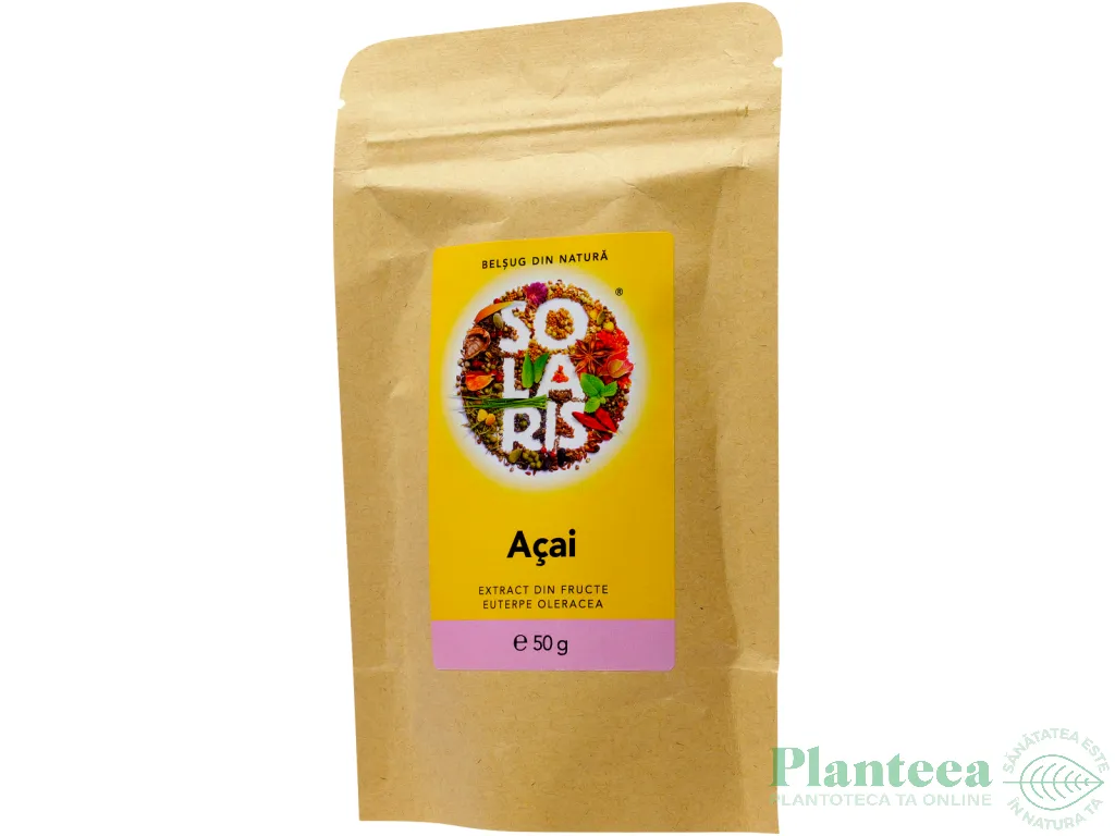 Pulbere acai fructe extract 50g - SOLARIS