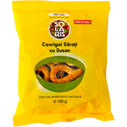 Covrigei integrali sarati susan 100g - SOLARIS