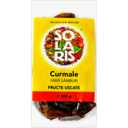 Curmale uscate fara samburi 200g - SOLARIS