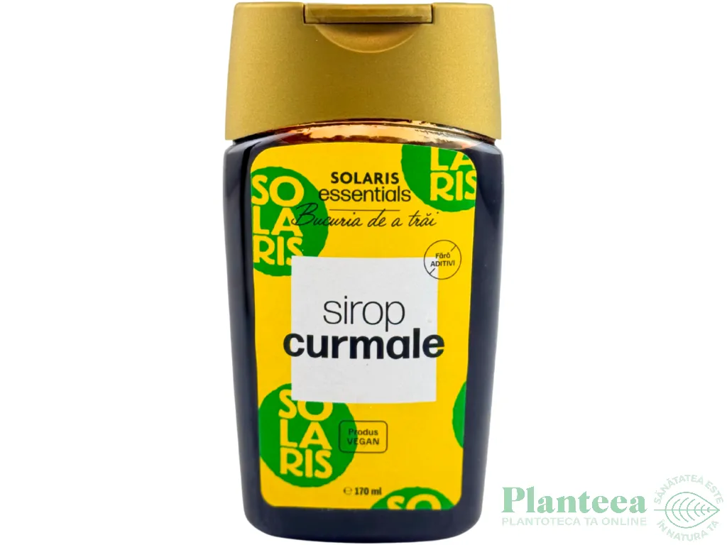 Indulcitor sirop curmale 170ml - SOLARIS