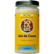 Ulei cocos presat rece 500ml - SOLARIS