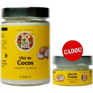 Pachet cadou Ulei cocos [500ml+40ml] 2b - SOLARIS