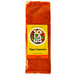 Condiment piper cayenne macinat 50g - SOLARIS