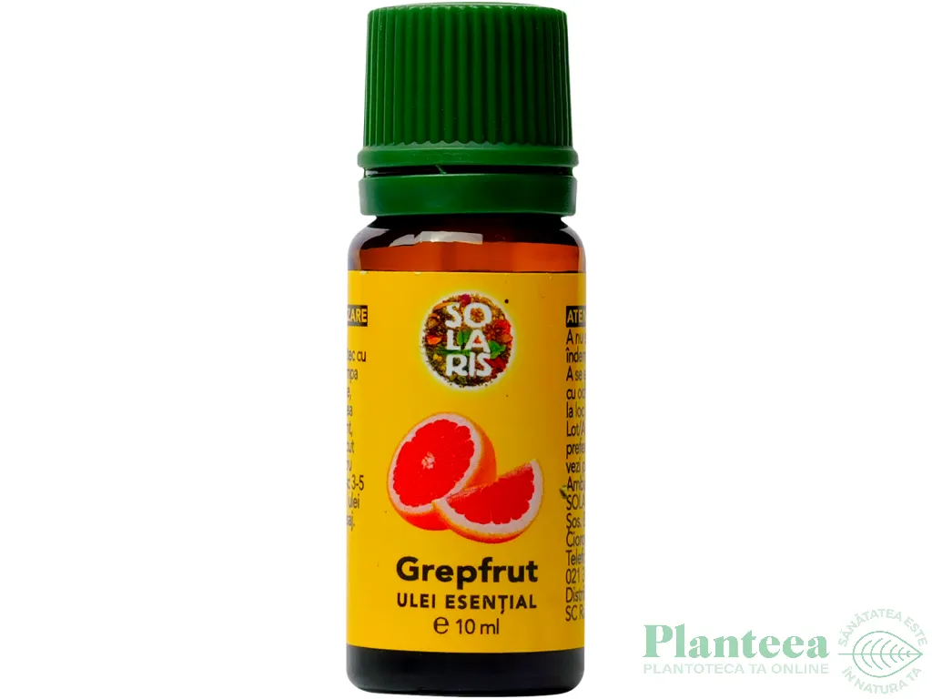 Ulei esential grepfrut 10ml - SOLARIS
