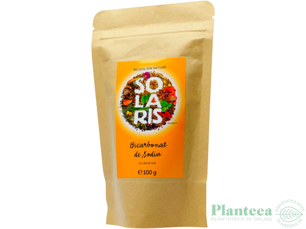 Bicarbonat sodiu alimentar 100g - SOLARIS