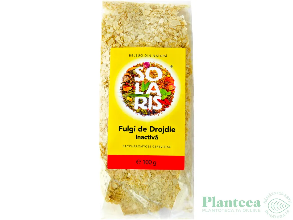 Fulgi drojdie bere inactiva 100g - SOLARIS