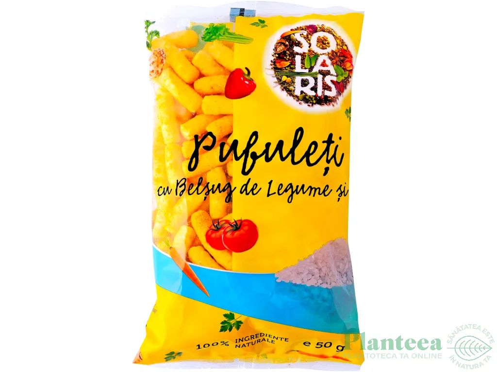 Pufuleti porumb belsug legume cu sare 50g - SOLARIS