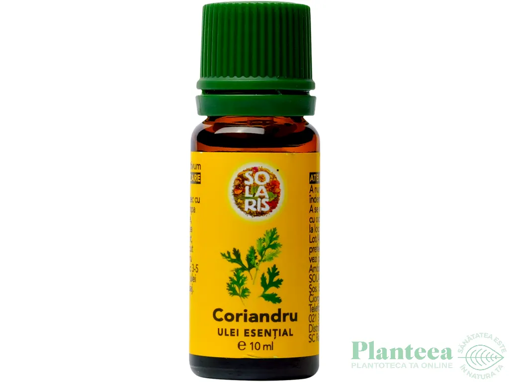Tester ulei esential coriandru 10ml - SOLARIS
