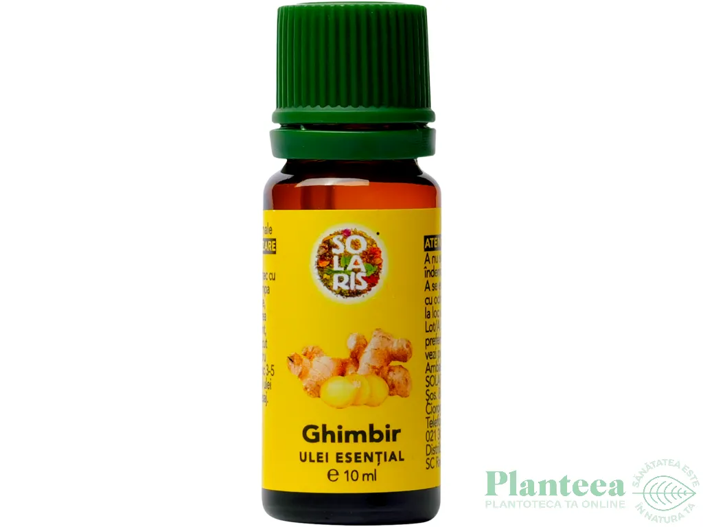 Tester ulei esential ghimbir 10ml - SOLARIS