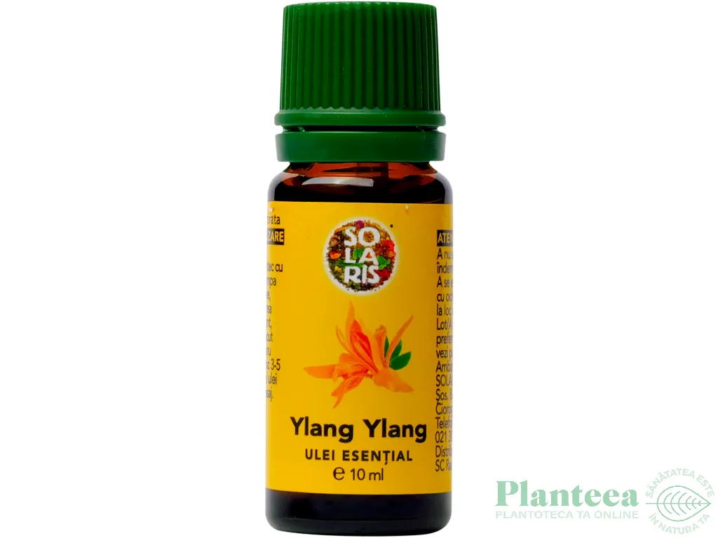 Tester ulei esential ylang ylang 10ml - SOLARIS
