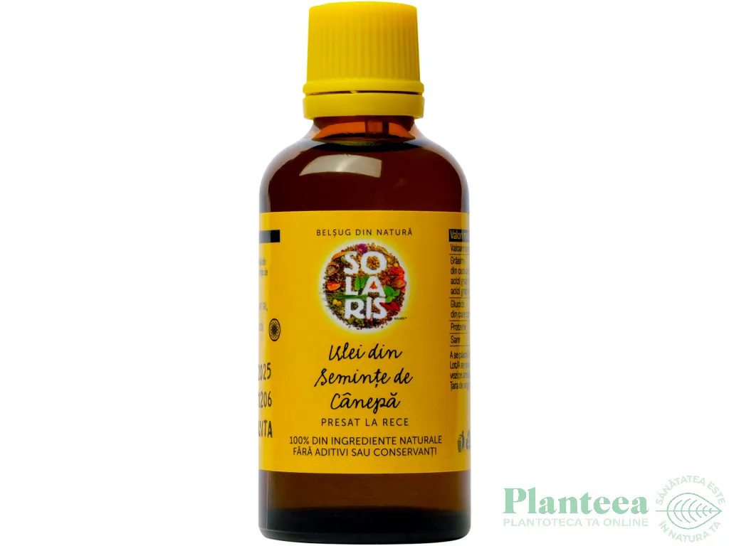 Ulei canepa 50ml - SOLARIS