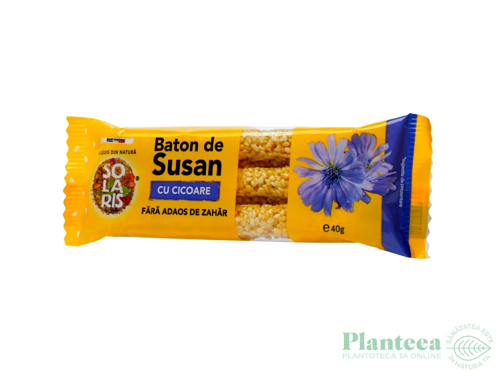 Baton susan cicoare fara zahar 40g - SOLARIS