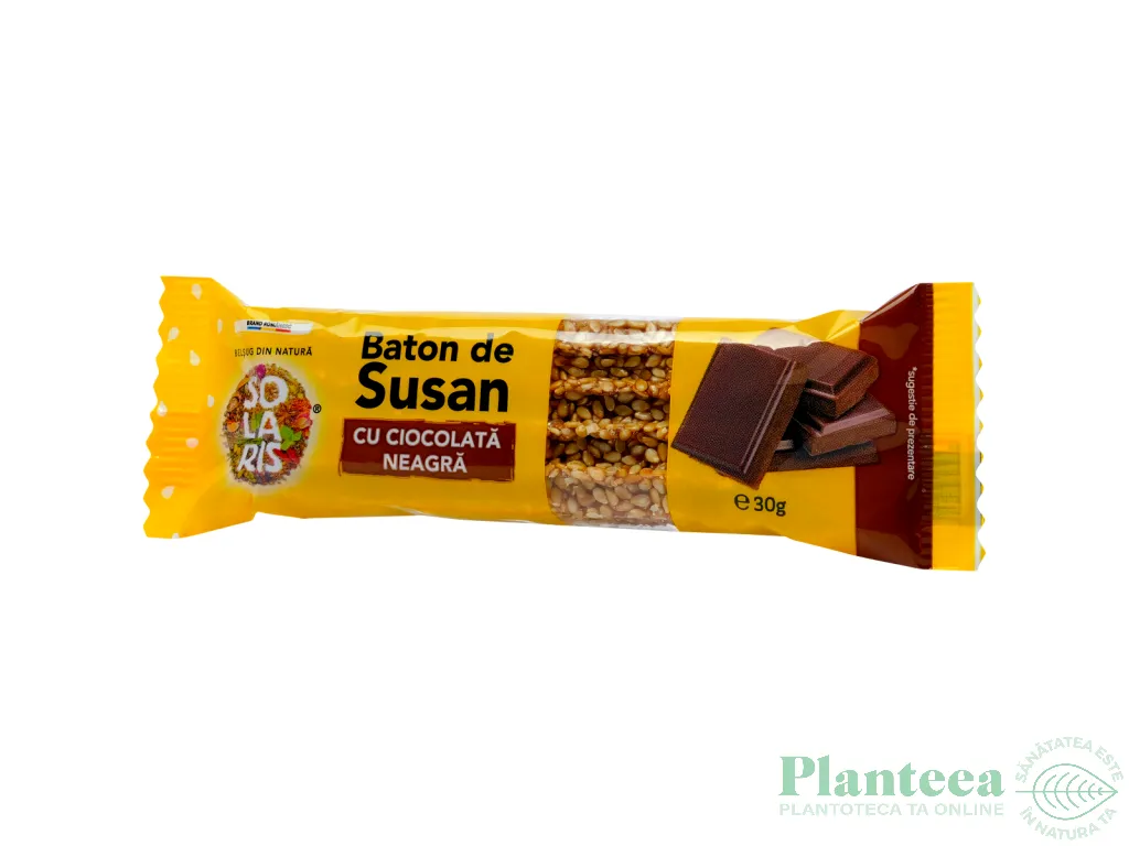Baton susan ciocolata neagra 30g - SOLARIS