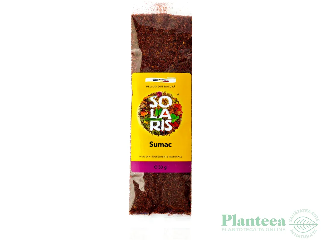 Condiment sumac solnita reutilizabila 50g - SOLARIS