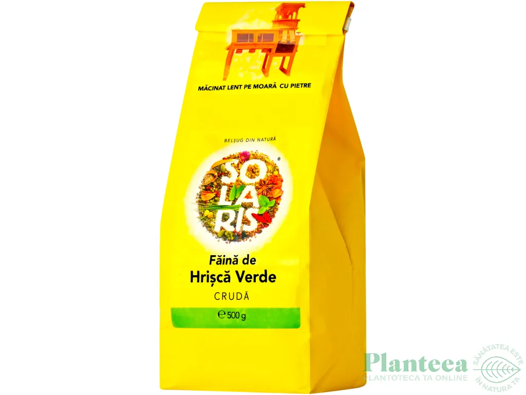 Faina hrisca verde cruda 500g - SOLARIS