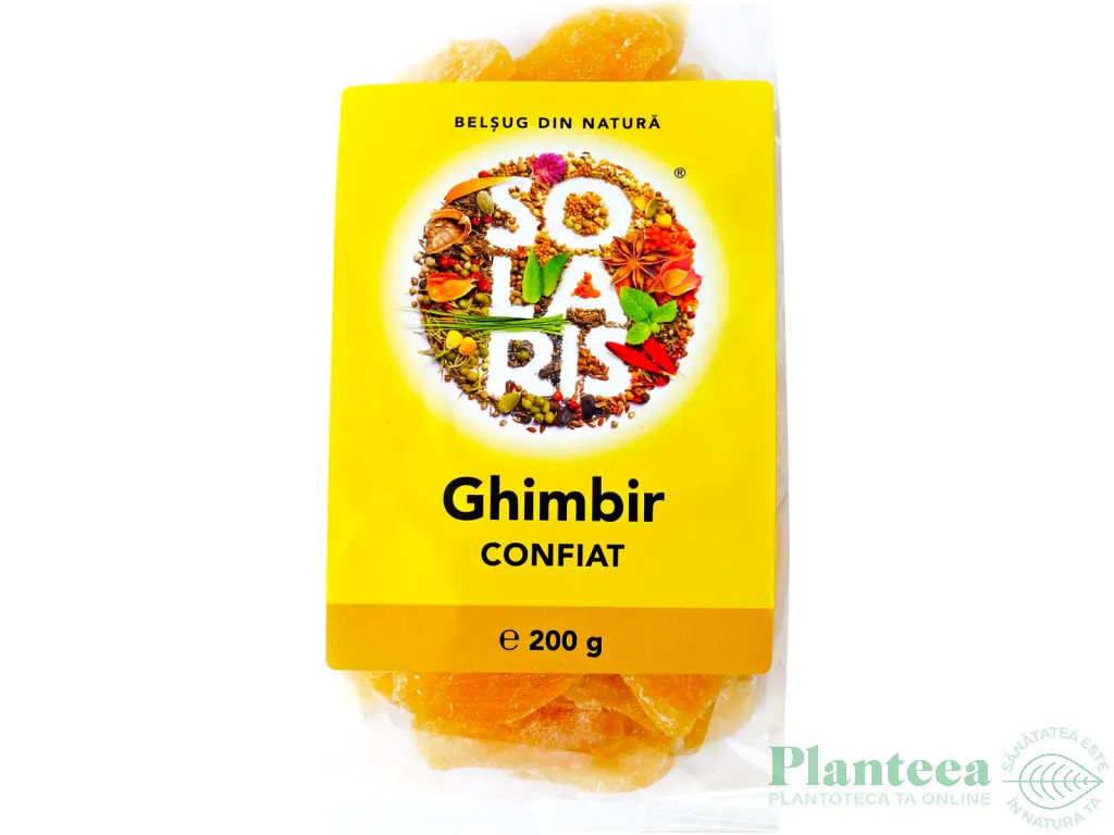Ghimbir confiat bucati 200g - SOLARIS