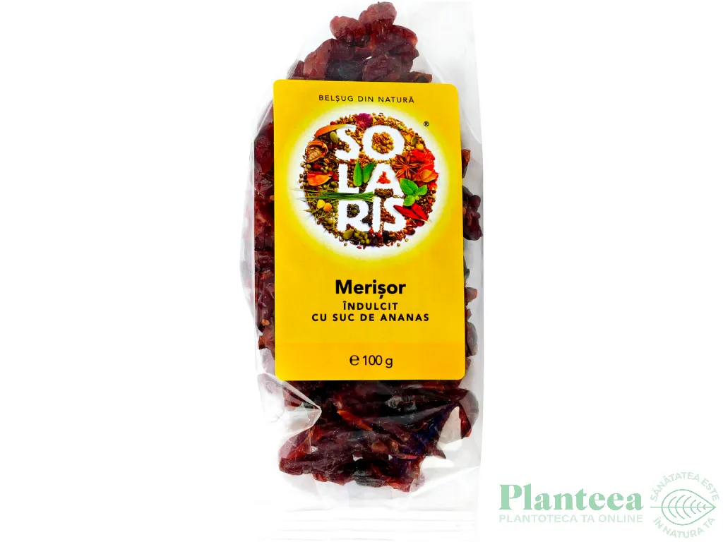 Merisor uscat suc ananas 100g - SOLARIS