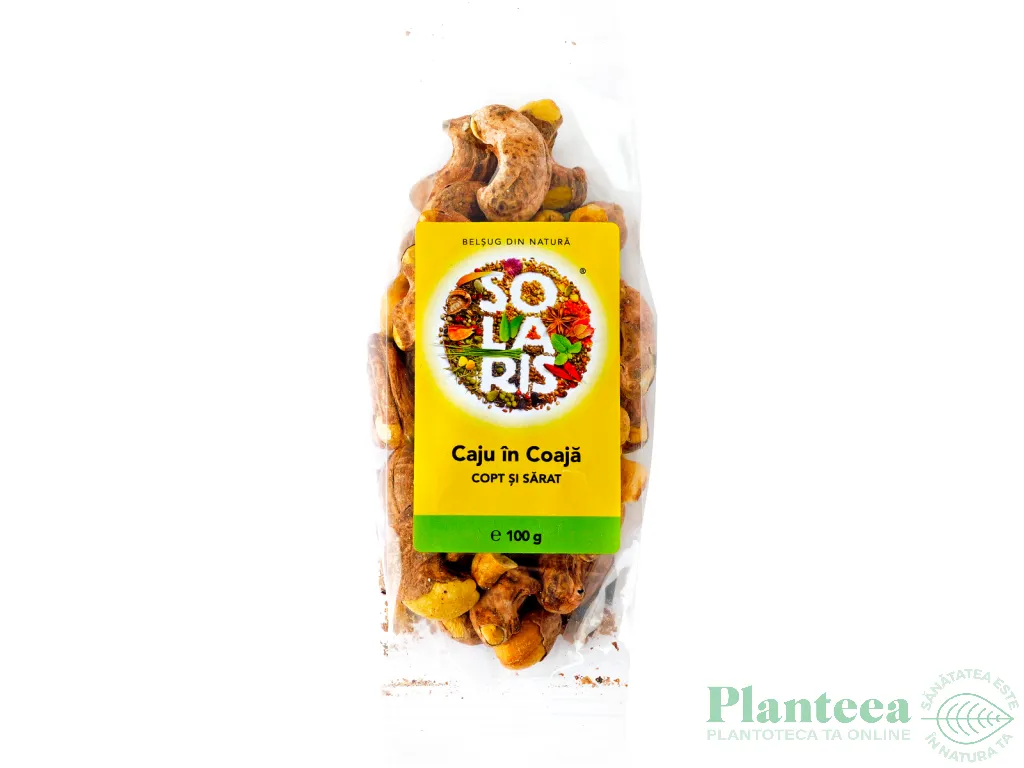 Caju copt sarat nedecojit 100g - SOLARIS
