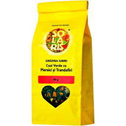 Ceai verde piersica trandafiri 90g - SOLARIS