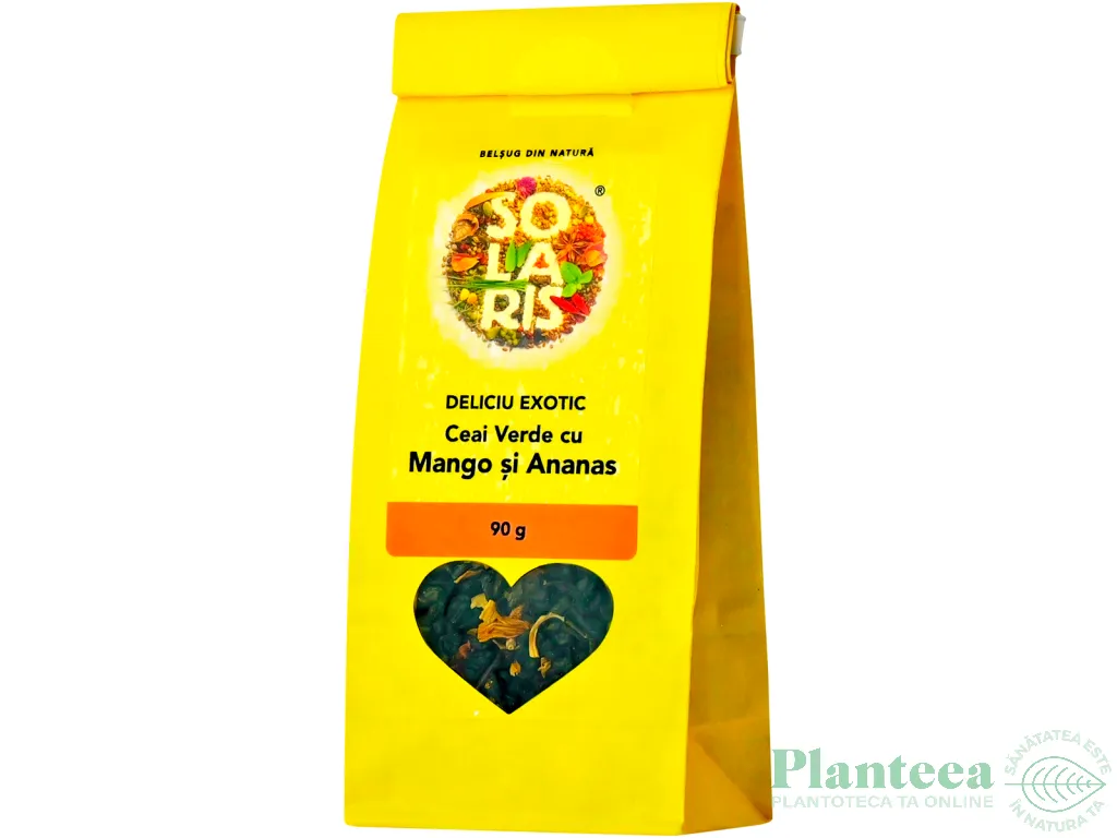 Ceai verde mango ananas 90g - SOLARIS