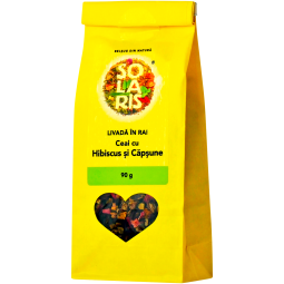 Ceai hibiscus capsune 90g - SOLARIS