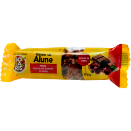 Baton alune miere ciocolata neagra visine 30g - SOLARIS