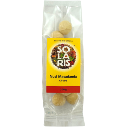 Nuci macadamia crude 70g - SOLARIS PLANT