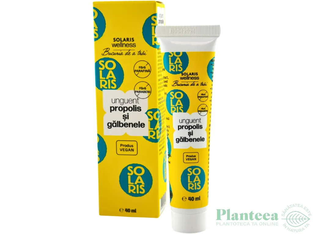 Unguent propolis galbenele 40ml - SOLARIS WELLNESS