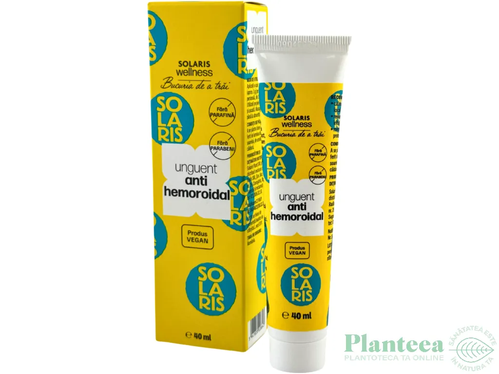 Unguent antihemoroidal 40ml - SOLARIS WELLNESS