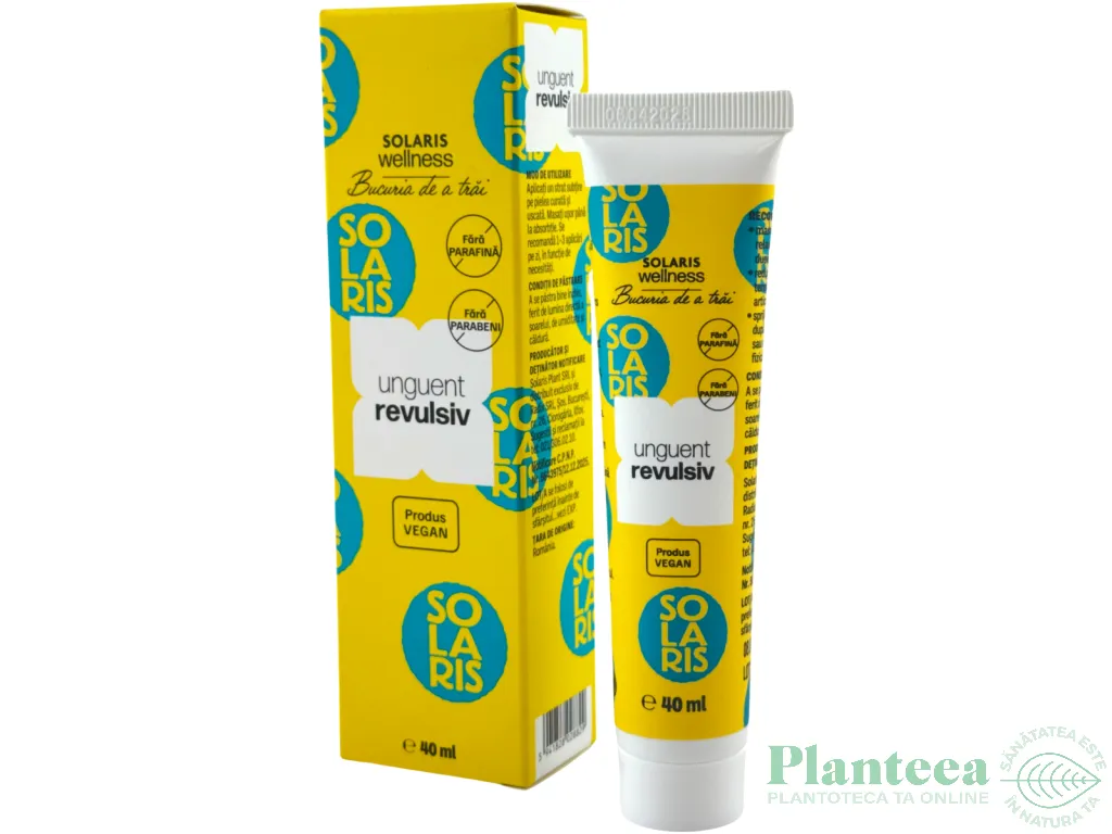 Unguent revulsiv antiinflamator 40ml - SOLARIS WELLNESS