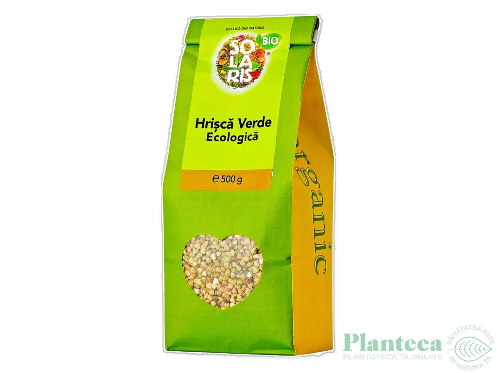 Hrisca cruda integrala boabe eco 500g - SOLARIS BIO