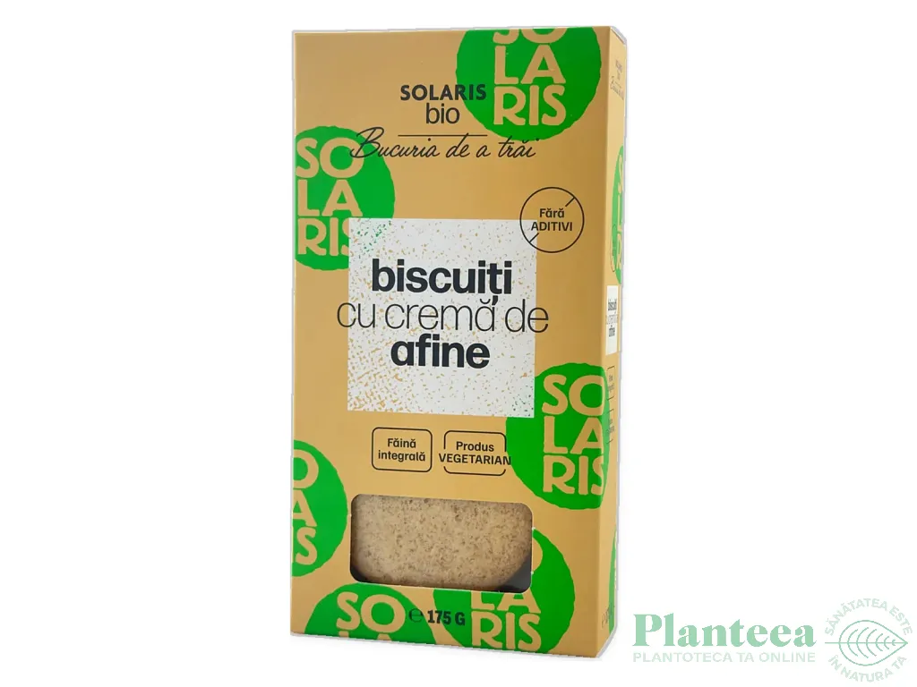 Biscuiti crema afine eco 175g - SOLARIS BIO