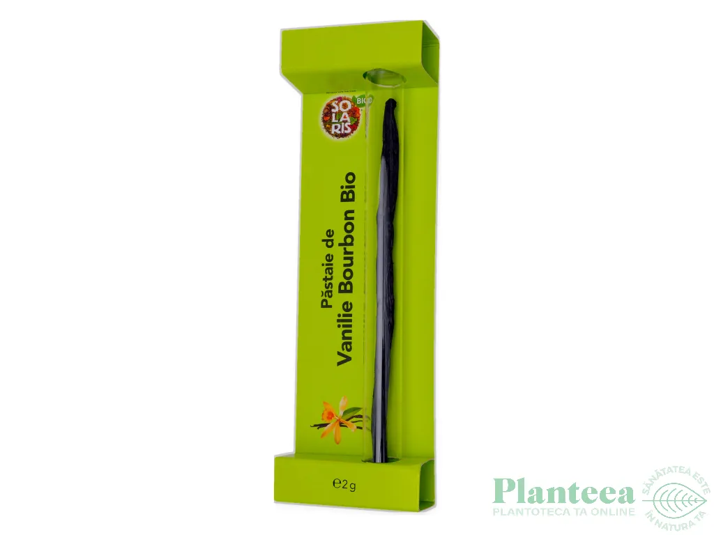 Condiment vanilie bourbon pastaie eco 2g - SOLARIS BIO